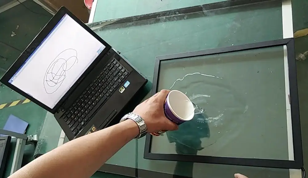 Lcd Dongguan 22 Inch Tablet Multi Touch-Screens SAW Infrared Resistive Touch Panels Tempered Glass Overlay Kit Touchscreen