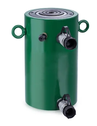 RCH1003 Custom Repair Tools Single Acting 100 Ton 300mm Stroke Industrial Plunger Type Hollow Hydraulic Cylinder for Lifting