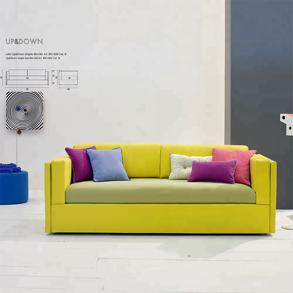 Foshan furniture sofa bunk bed supplier best price living room folding sleeper bed