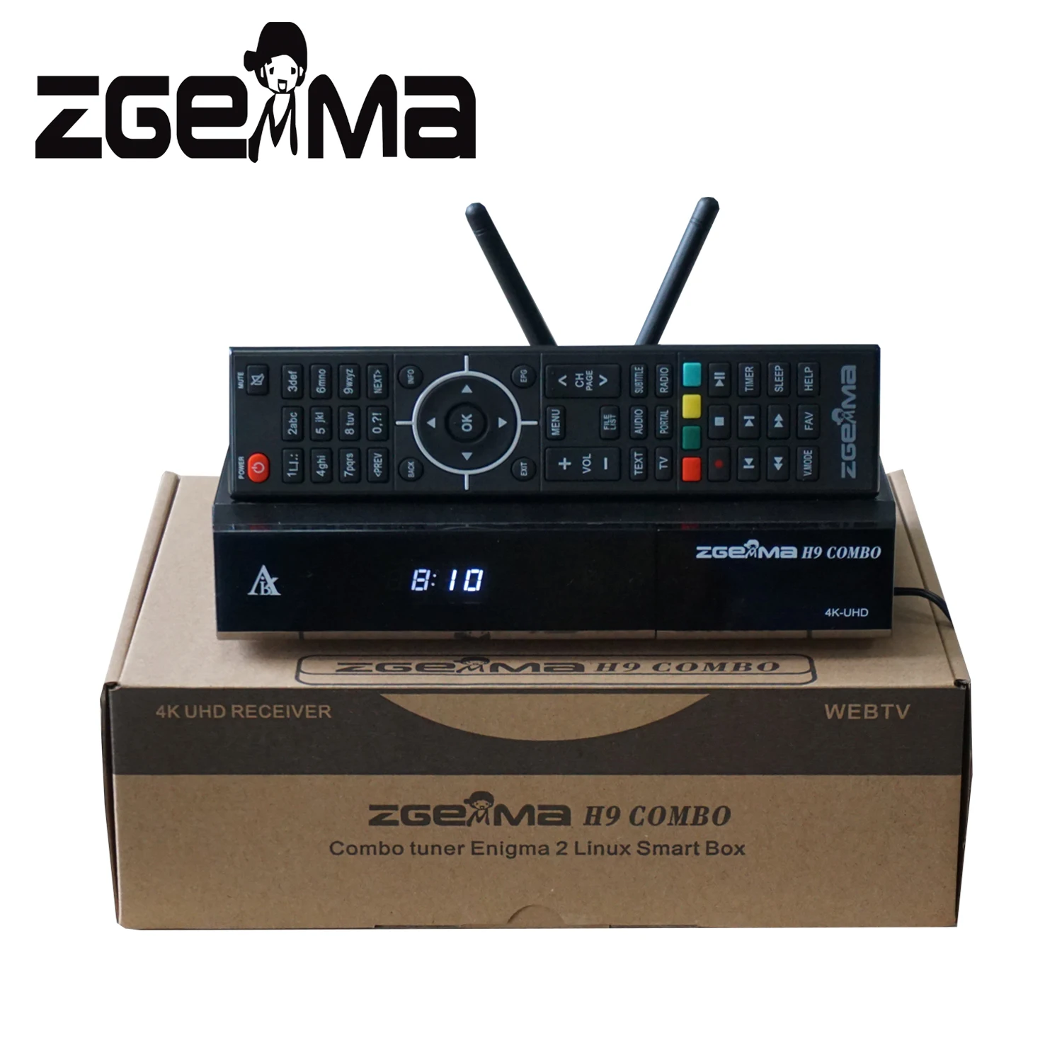 ZGEMMA H9  COMBO  4K UHD Linux Dual Wifi  Combo Satellite Receiver with DVB-S2X+DVB-T2C CI+ Available Now