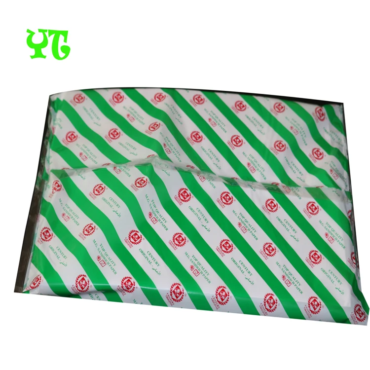 Factory direct happy christmas sandwich wrapping paper / food hamburger wrap greaseproof tissue birthday gift with best quality