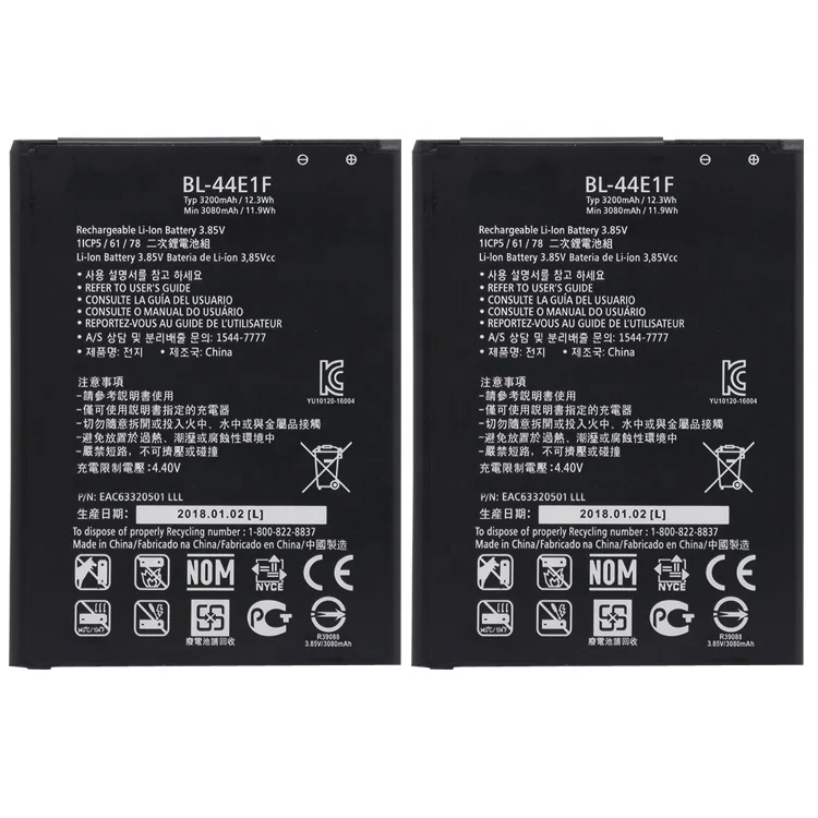Long life time zero cycle laptop original BL-44E1F mobile phone Battery For LG V20