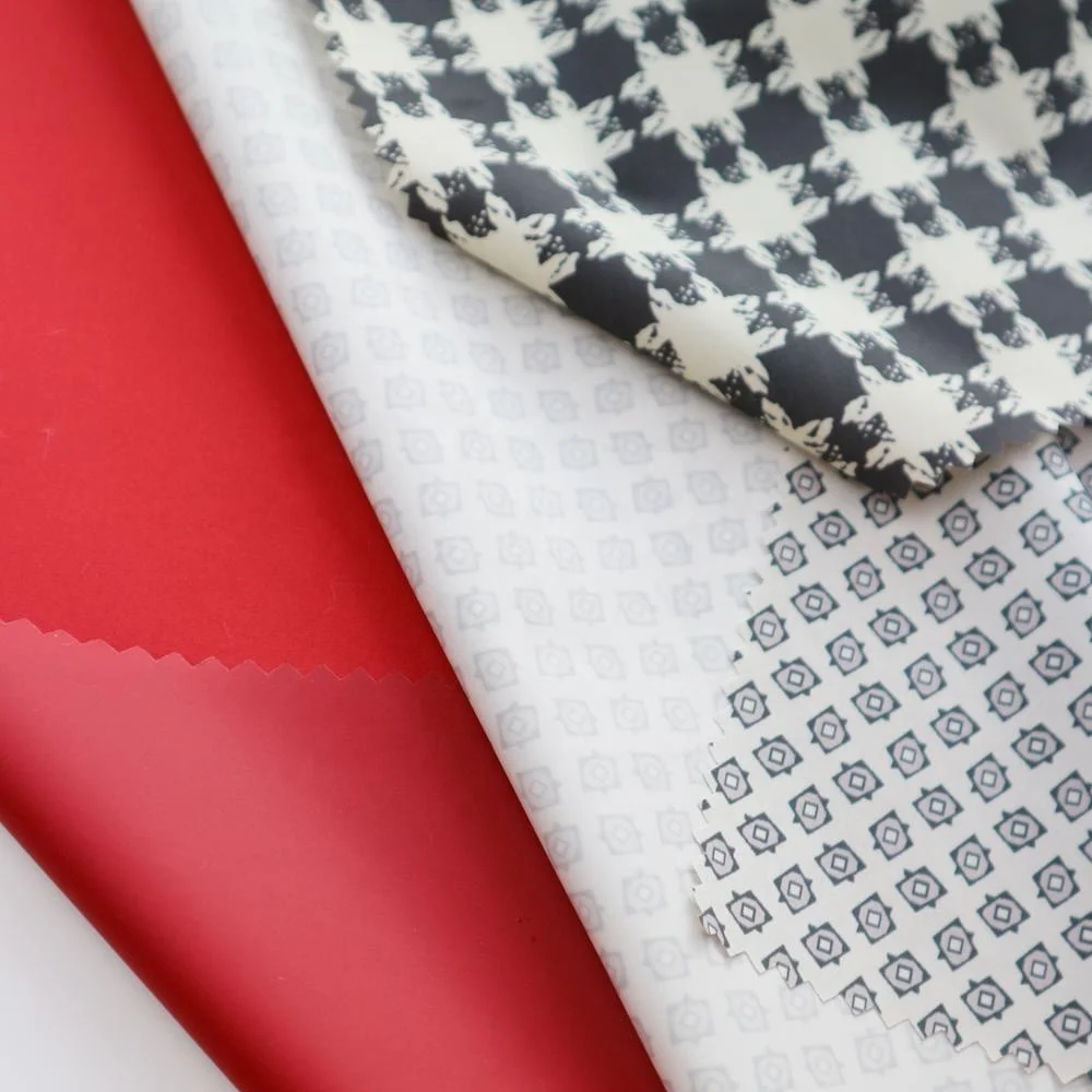 Высокая плотность 100 полиэстер ткань из водонепроницаемого материала ТПУ ламинированная ткань для спортивной одежды