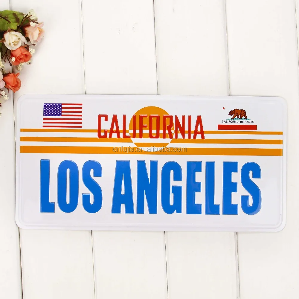 Decorative metal nameplate,engraving name plate aluminum sign car license plate