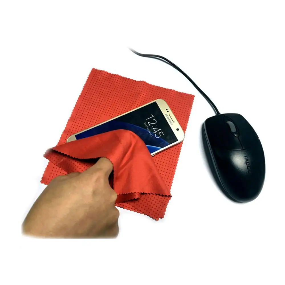 non-slip microfiber silicone dot cleaning cloth
