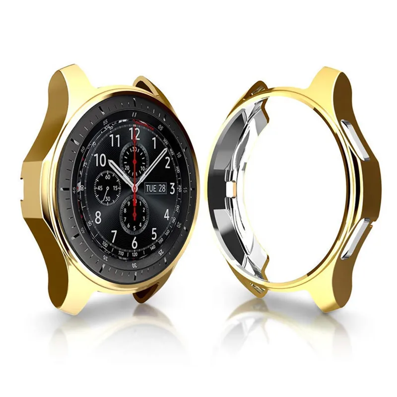 for Samsung Gear S3 Case Soft TPU Plated Protector Case for Gear S3 Frontier All-Around Protective Frame