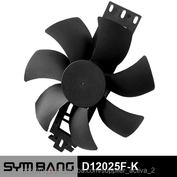 120x120x25мм 24 вольт dc осевой вентилятор постоянного тока (D12025F-K)