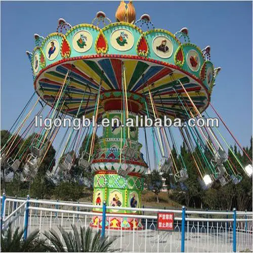 China Manufacture 360 Degree Rotation Amusement Park Flying Chair Swing Used Rides