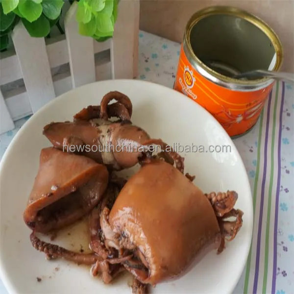 High quality canned squid with good taste 170g