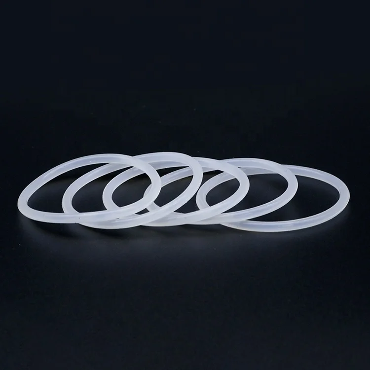 AS568 food grade clear soft rubber seals colored soft silicone o ring