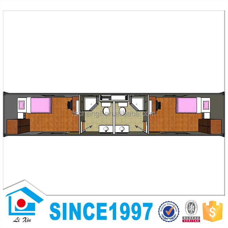 2 Bedroom Prefabricated Prefab Modular House Price