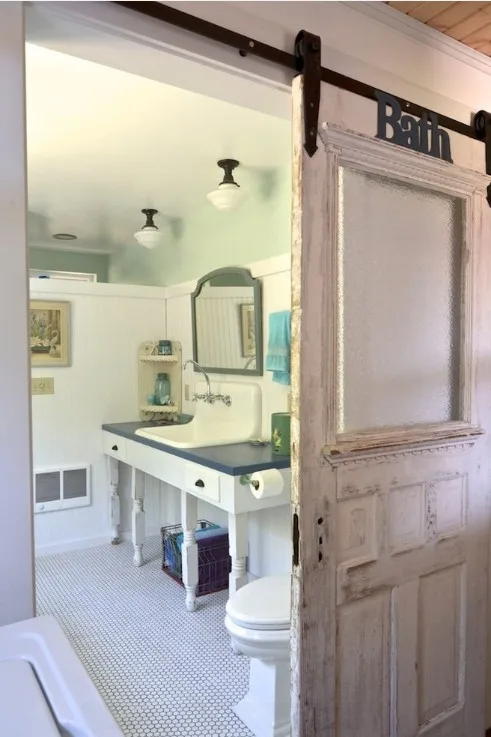 
DIYHD 6ft Arrow style Antique Black Sliding Barn Wood Door Track Hardware Kit 