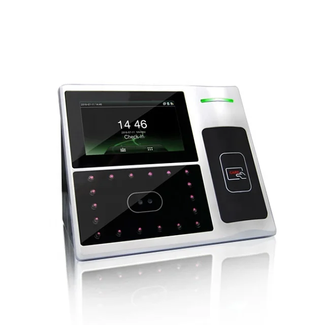 
4.3 inch touch LCD Biometric acess control Face recognition time attendance system with RFID card (Uface) 
