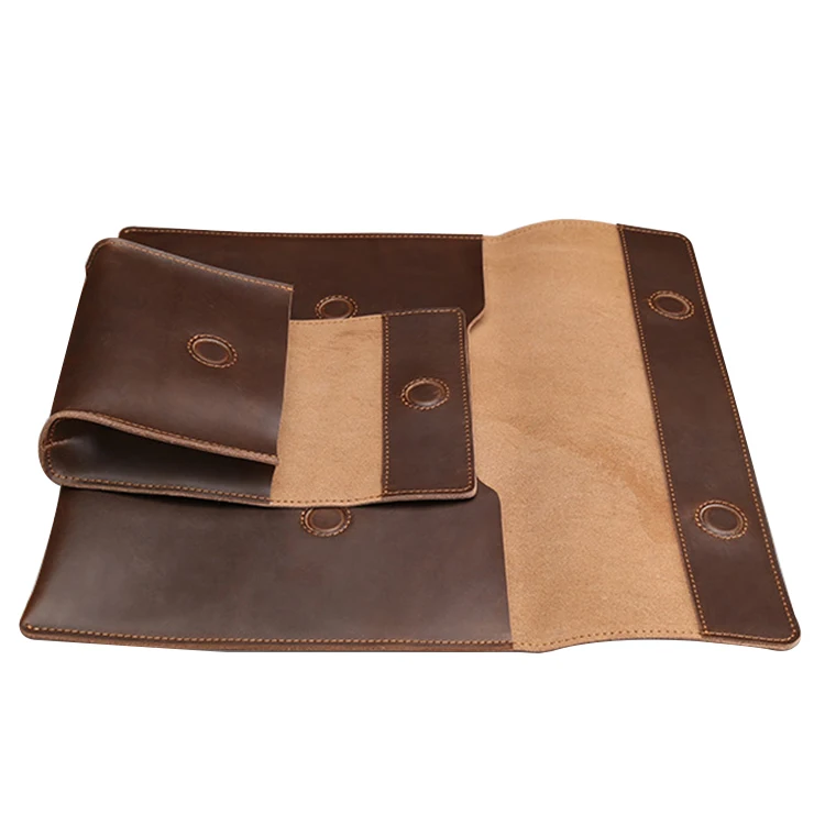 Hot Selling Genuine Leather Cover Vintage Classic Luxury Laptop Case For Macbook Air/Pro