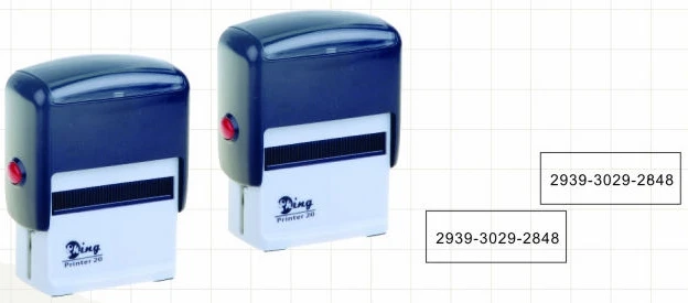 factory customized logo self-inking stamp stempel office seal stamp