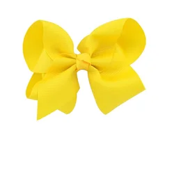Hair Accessories Wholesale Big Baby Kids 6 Inch Hair Bows With Clips