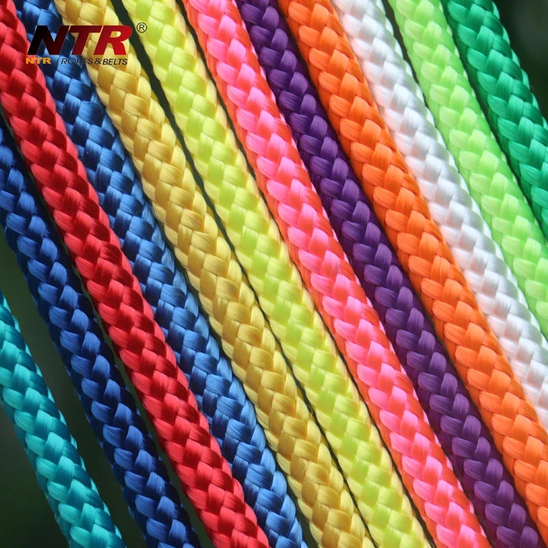 factory wholesale price Green amusement equipment polyester rope 1 inch pp nylon rope