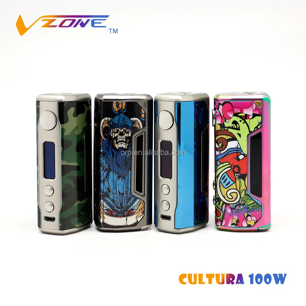 2018 трендовые продукты Vzone культура 100 вт мод по заводской цене вейп мод оптом