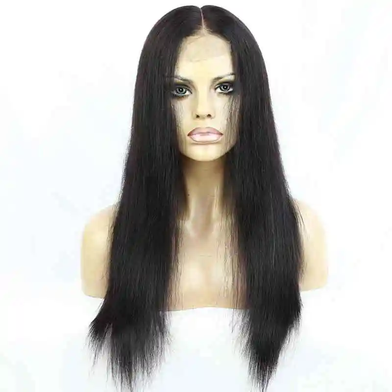 
Новые стили 250% Тяжелая плотная ясная длинные пробор подвергавшиеся химическому воздействию) волос 2*6 Ким K застежка парики 