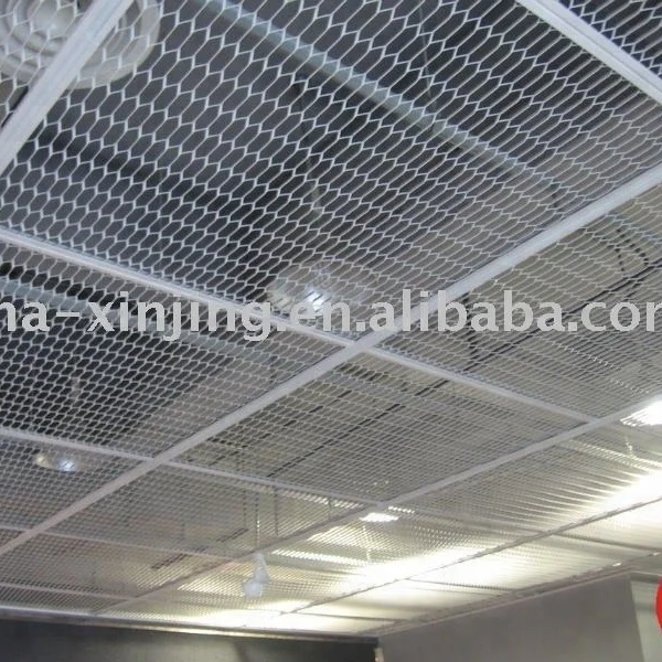 Mesh Panel Perforated Metal Apartment Aluminum Ceiling Tiles Interior Wall Decoration Fireproof and Waterproof Grid Traditional