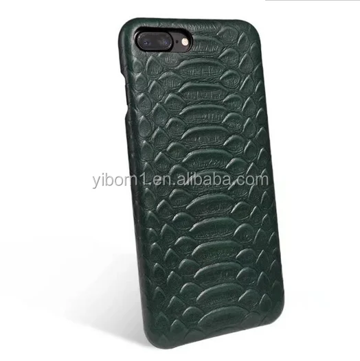 
Small Python Skin Leather Mobile Phone Case for iphone 7 Genuine Leather Case 