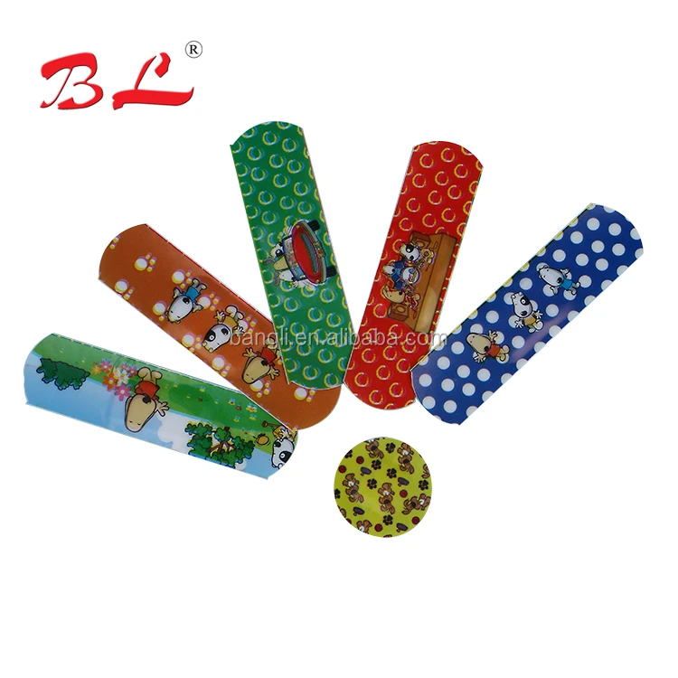 Cute Cartoon Design Plaster Bandage Custom Medical Bandaid Kid