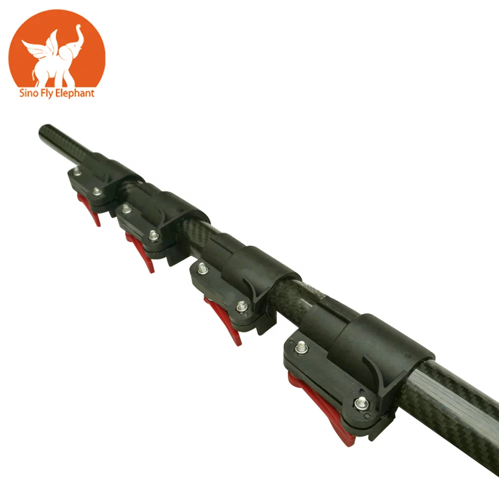 telescopic poles carbon fiber tube tubing for swimming pool