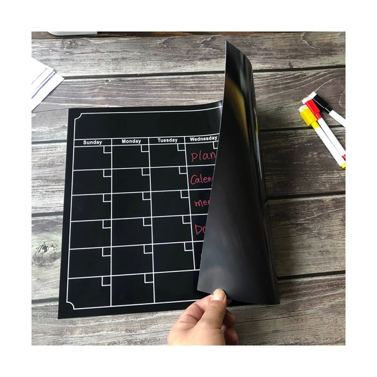 
Magnetic weekly planner 