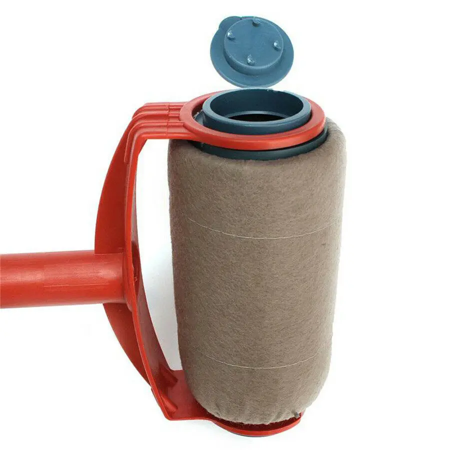 
Venustas Paint Roller Brush Kit 5/6 Pcs Paint Runner Pro Brush Flocked Edger Room Wall Printing for Home Office-Blue 