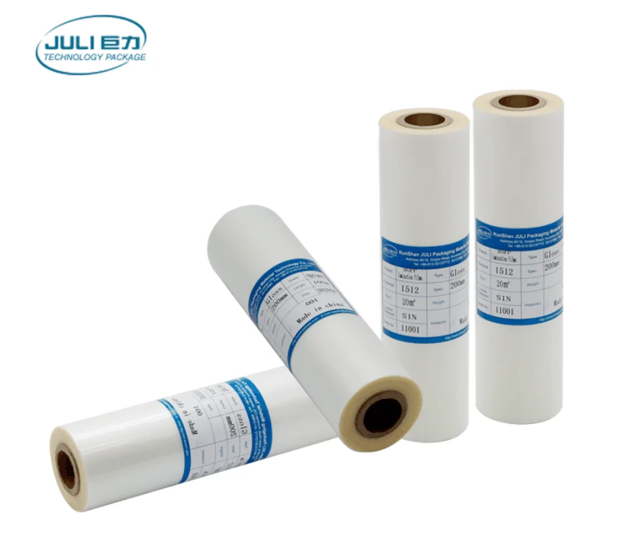 20 micron hot selling hot lamination Bopp film for paper lamination eva glue films for lamination films