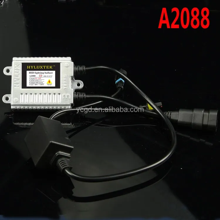 Hylux HID Ballast AC 12v 24v HYLUX A2088 Fast Start HID Ballast 35W Slim HID Ballast for Car Truck