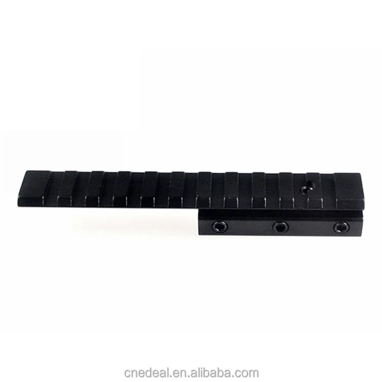 Jialitte J011 11 Slot Scope Base Low Profile Dovetail to Picatinny Rail Adaptor Dovetail to Weaver Adaptor Mount