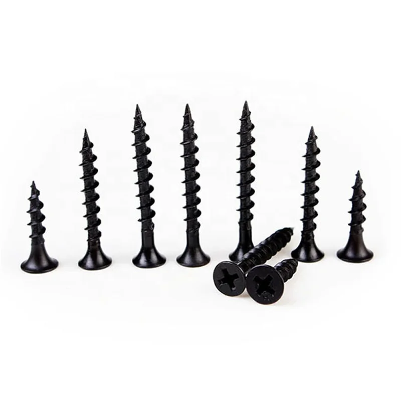 
Black Phosphated Phillips Bugle Head Fine Coarse Thread Drywall Screw 3.5x25 