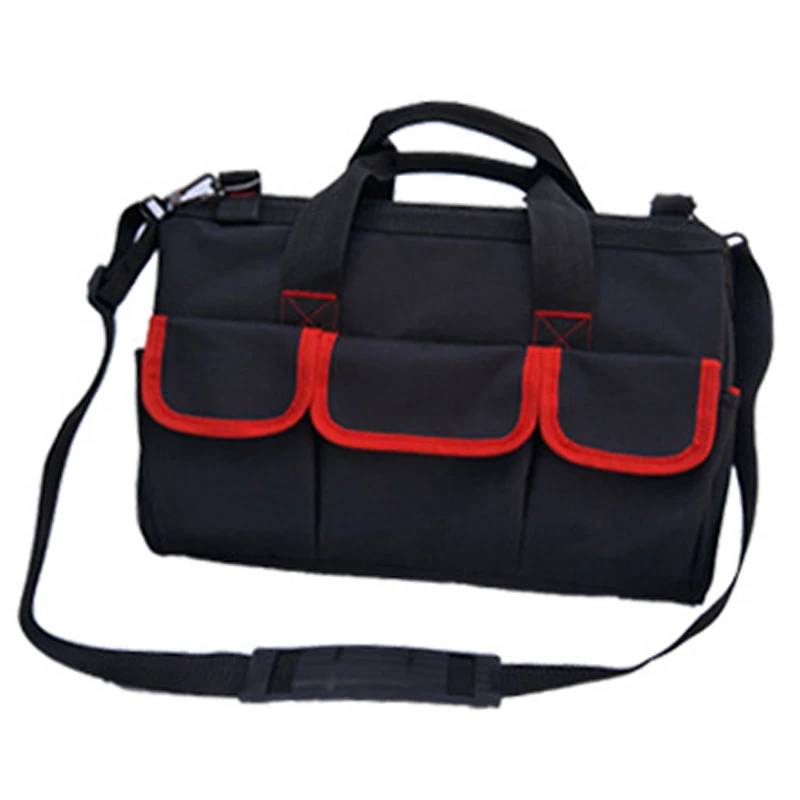 
Foldable Portable Waterproof work yellow and black Single Shoulde Tool Bags 