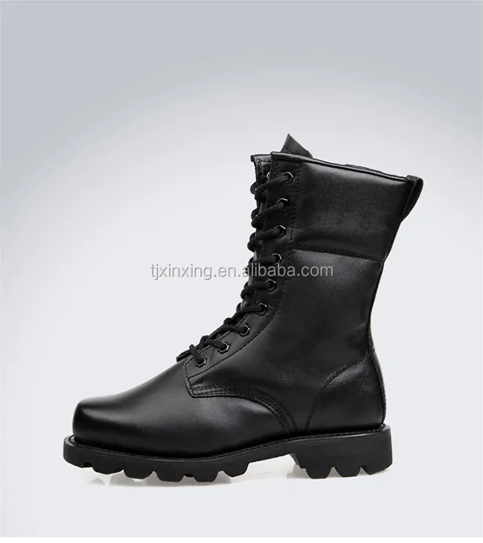 tactical combat outdoor training camp hiking boots with outsole rubber