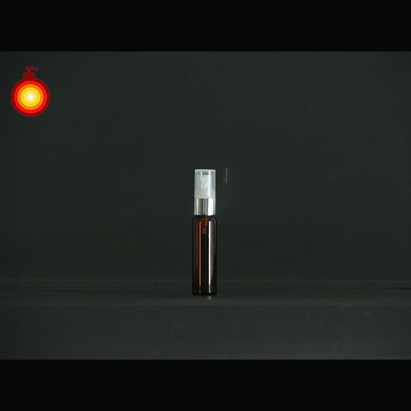 3ml~30ml small amount empty brown amber ampoule liquid dispenser glass spray bottles