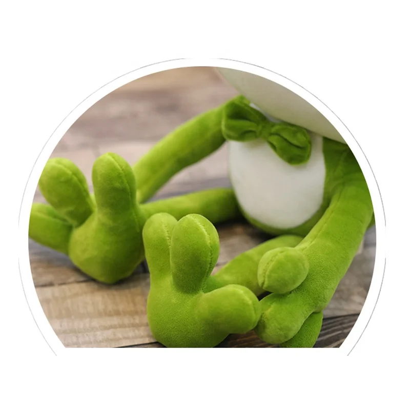 plush frog green toy stuffed animal pillow