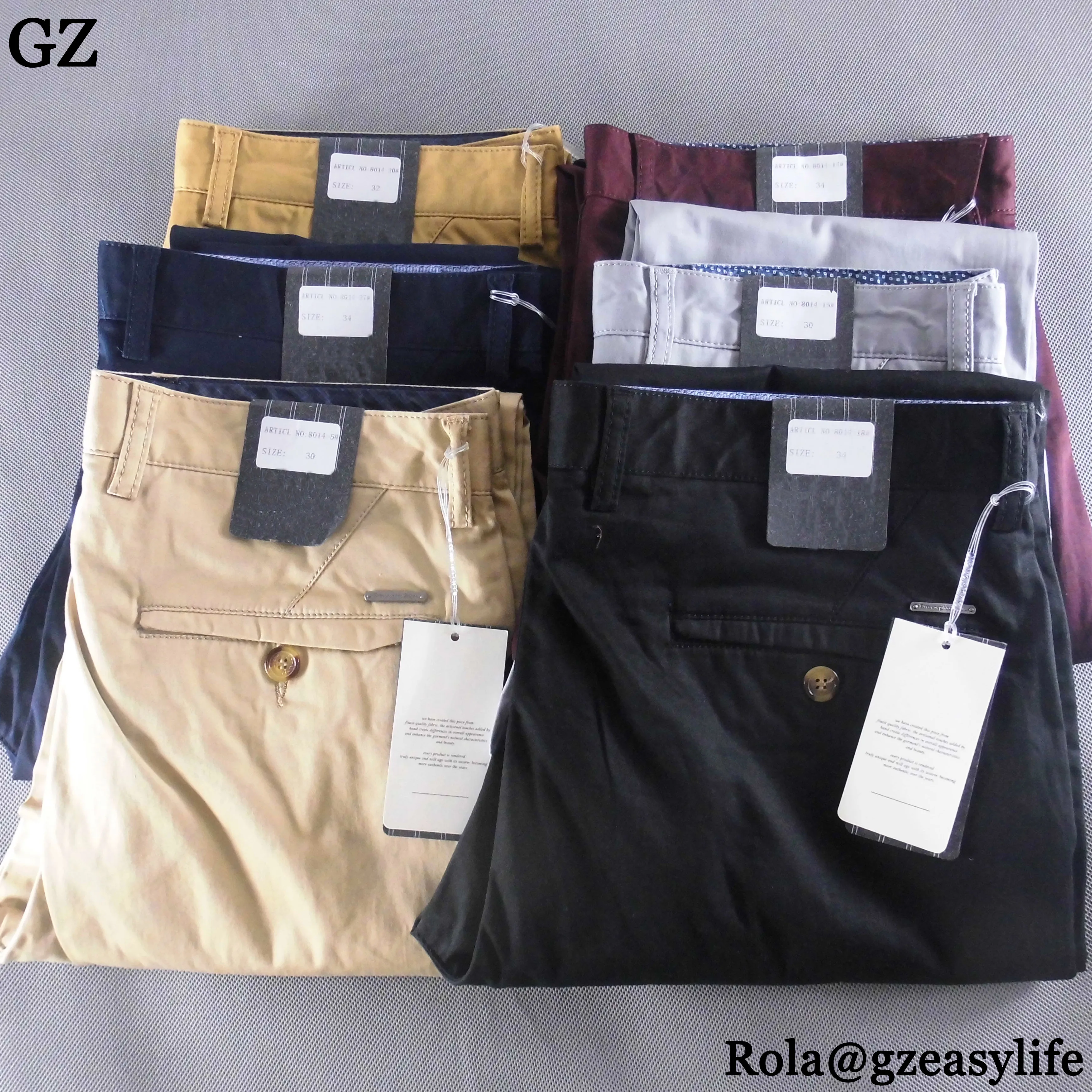 2018 высококачественные хлопковые брюки, мужские брюки, зауженные, Гуанчжоу