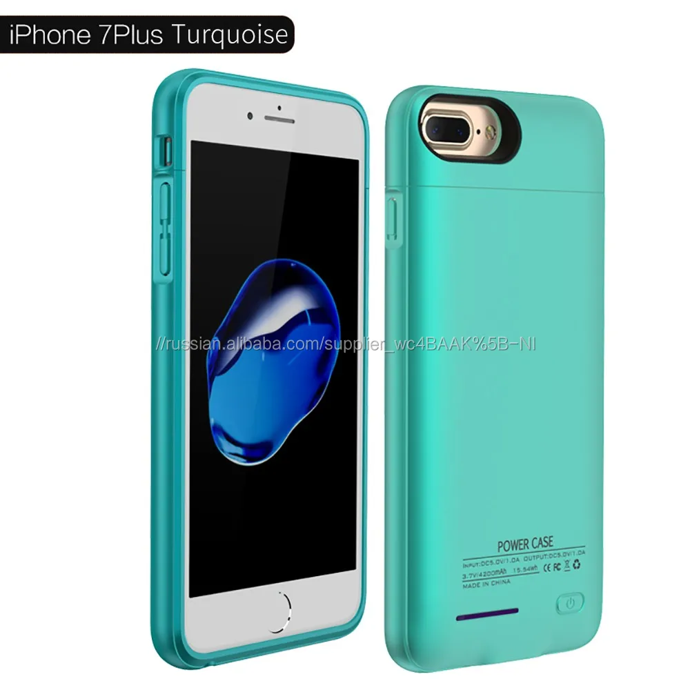 2017 Элегантный Ультра Тонкий Power Bank Корпус Резервная Батарея Зарядное Устройство Чехол Для iPhone 7/7 Плюс