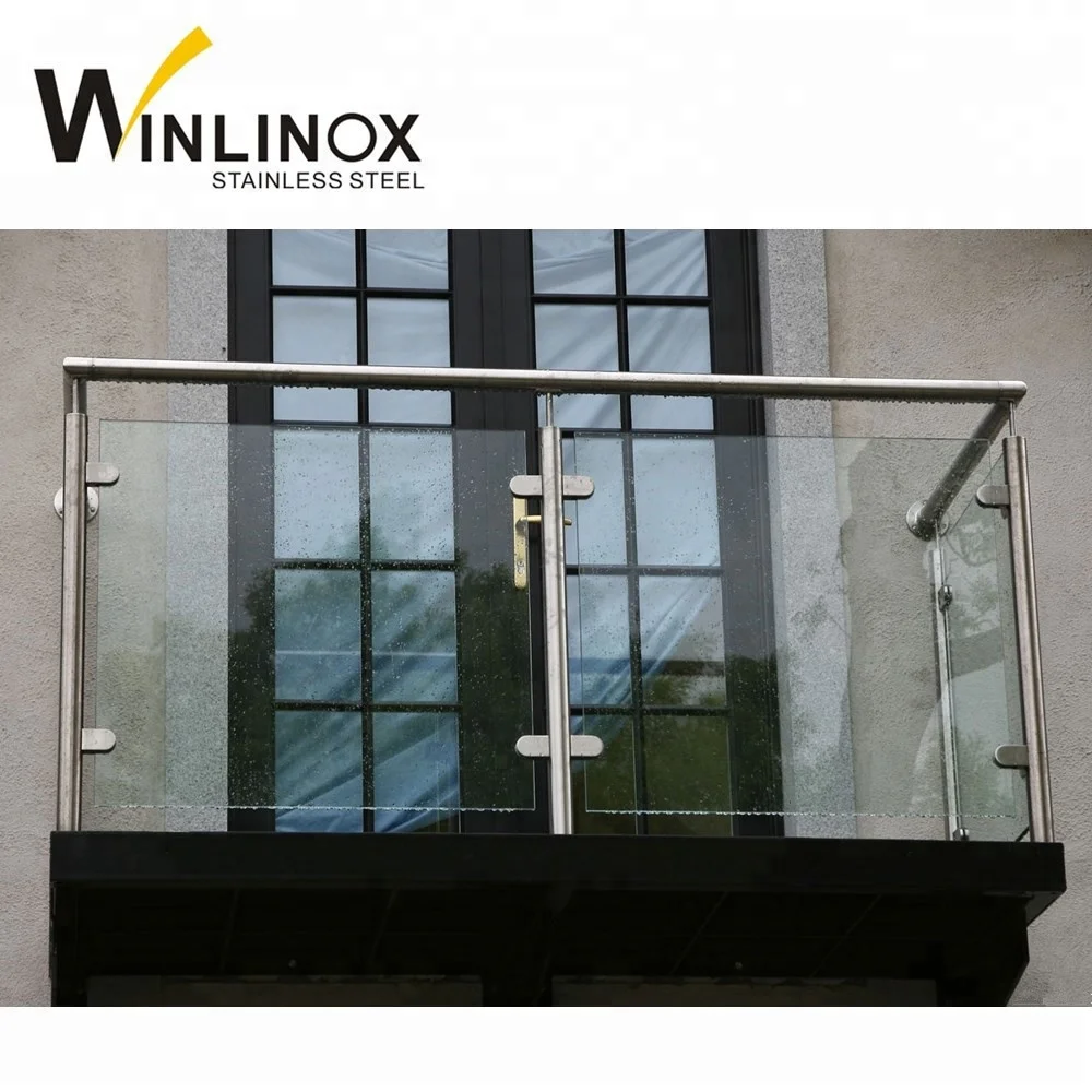 Modern Balcony Terrace Stair Staircase Front Porch Stainless Steel Glass Pipe Cable Railing Design Photos