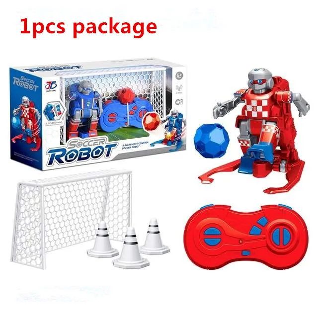 Smart RC Robot Cartoon Play Soccer Robot Remote Control Toys Electric Football Robot Indoor Toys for Children