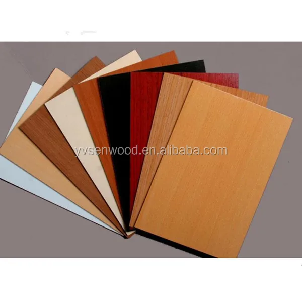 2mm 2.5mm melamine MDF board for furniture backboard