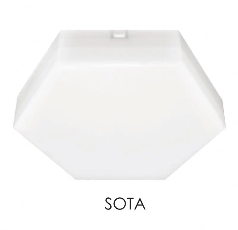 Led Ceiling Down Light Factory Direct Selling 12W Hexagon Ultra Slim Surface Mounted Hexagon Wall Ceiling Lamp 3000-6000k CN;GUA