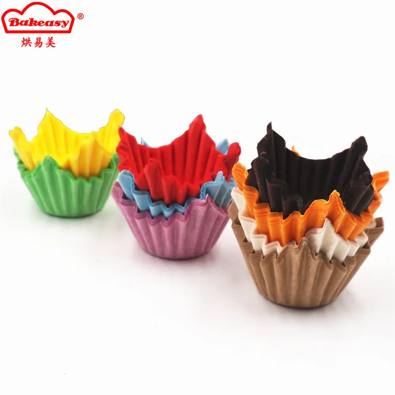 Цветные свадебные бумажная форма для кекса лайнер кухонный кекс чехол