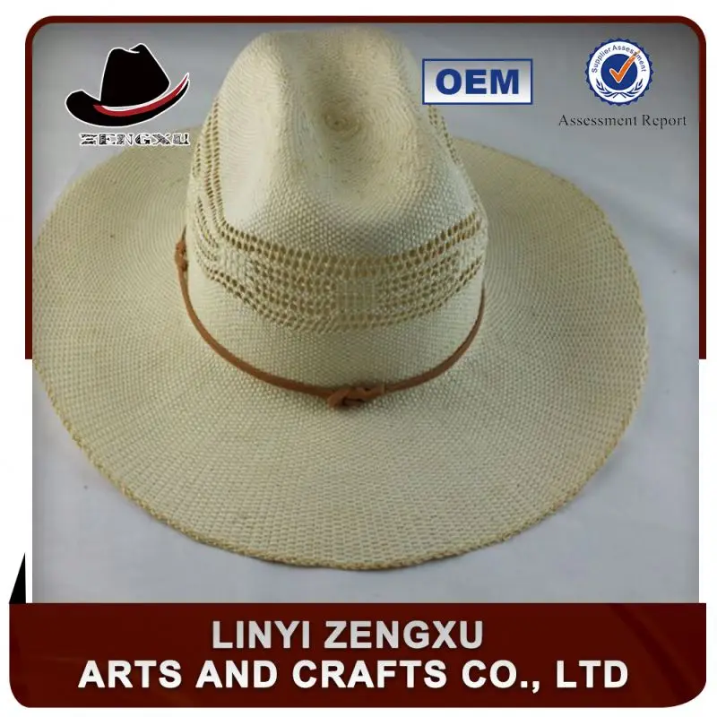 Professional trading team custom high quality popular feather cowboy hat