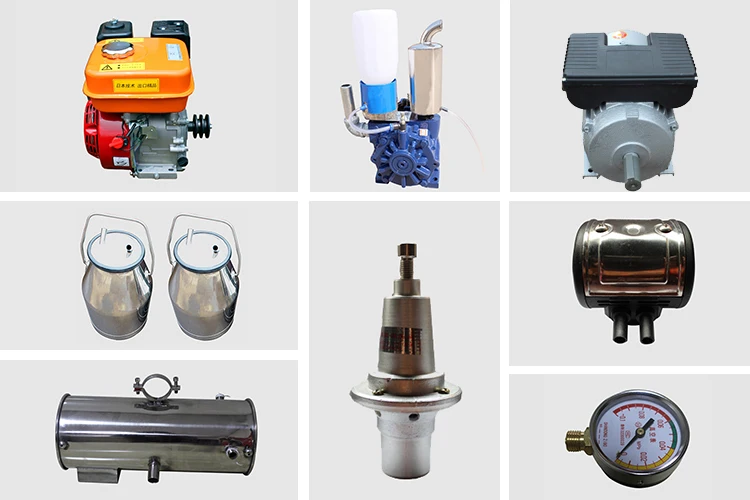 Портативный вакуумный насос из нержавеющей стали для овец и коз