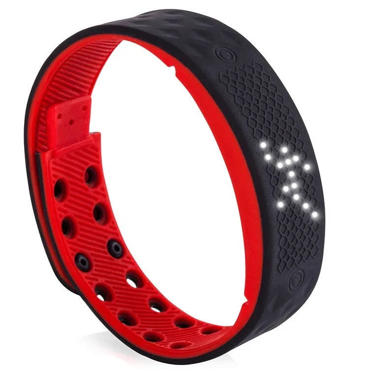 Goal vibrating alarm memorial silicone wristbands smart watch android