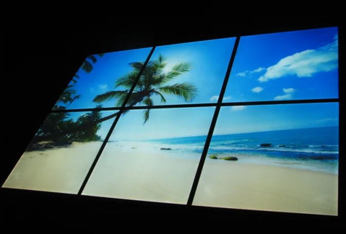 40W 595x595 Led Sky Ceiling Panel Light 60x60