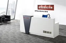 Лидер продаж, l-образный стоячий стол для салона красоты, металлический белый офисный стол для приемной