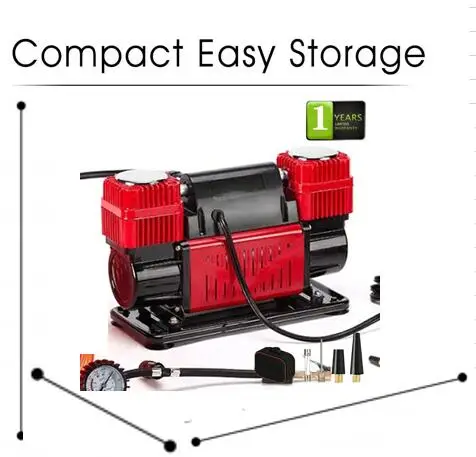 Portable air compressor car tire inflator pump dc 12v mini car air compressor